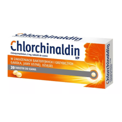 Chlorchinaldin 20 tabletek do ssania