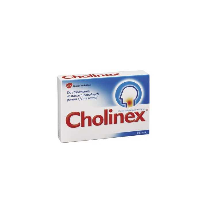 Cholinex 16 pastylek do ssania