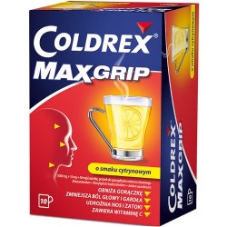 Coldrex Maxgrip o smaku cytrynowym 10 saszetek