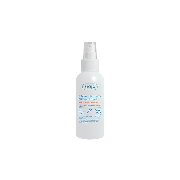 ZIAJA ANTYBZZZ... Płyn przeciw insektom dla dzieci 100 ml ZIAJA ANTYBZZZ... Płyn przeciw insektom dla dzieci 100 ml