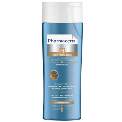 PHARMACERIS H-PURIN Specjalistyczny szampon przeciwłupieżowy do skóry łojotokowej - łupież mokry 250ml