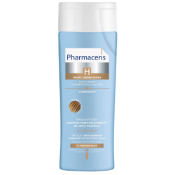 PHARMACERIS H-PURIN Specjalistyczny szampon przeciwłupieżowy do skóry wrażliwej - łupież suchy 250ml