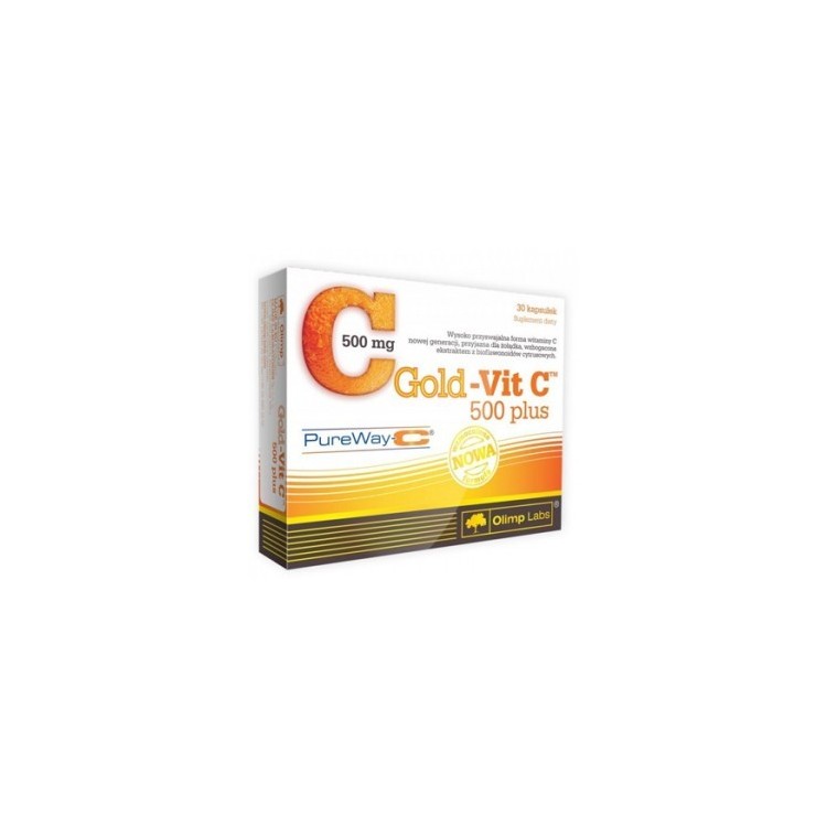 OLIMP GOLD Vitamina C 500 Plus 30 kapsułek