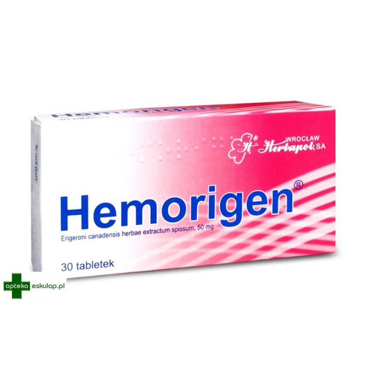 Hemorigen 30 tabletek