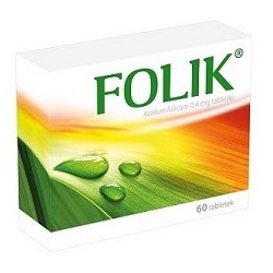 Folik 0,4 mg 60 tabletek