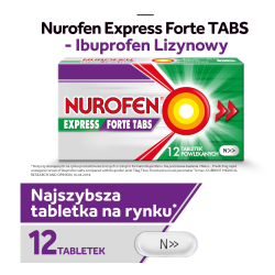Nurofen Express Forte Tabs 400 mg 12 tabletek