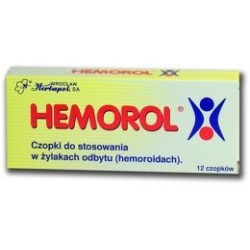 Hemorol 12 czopków