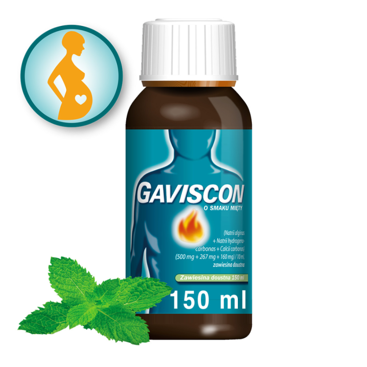 Gaviscon zawiesina o smaku mięty 150ml
