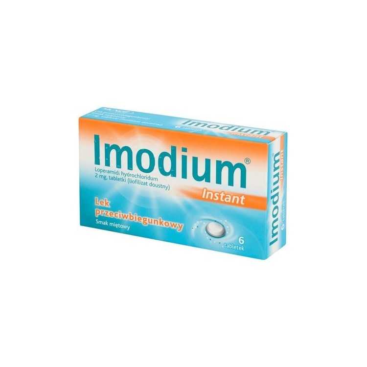 Imodium INSTANT 6 tabletek o smaku miętowym